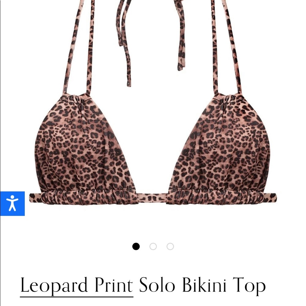 Montce Leopard Solo Bikini Top